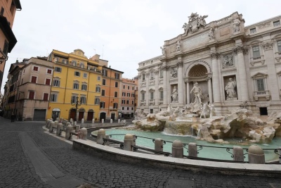 Chapuzón en la Fontana di Trevi