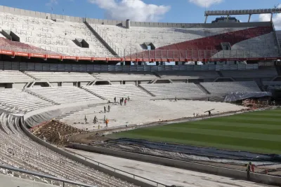 Las obras del Monumental están a pleno