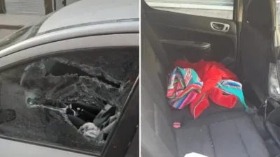 Dejaron a su bebé encerrada en el auto 