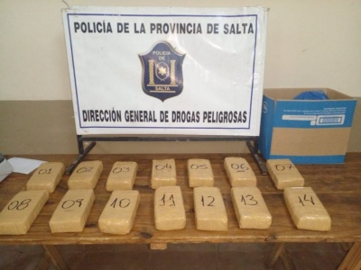 Abandonaron un auto con 40 kilos de cocaína