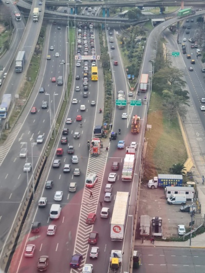 Tragedia en la Autopista 9 de Julio