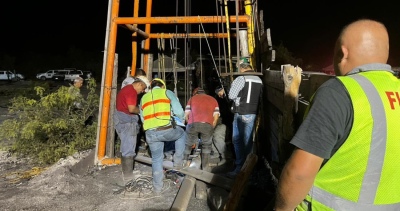 Rescatan mineros mexicanos atrapados en un derrumbe