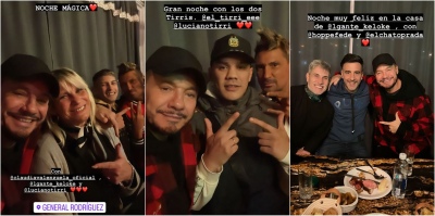 L-Gante invitó a Marcelo Tinelli a comer un asado