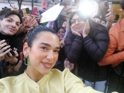 Furor por Dua Lipa en Argentina