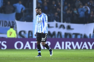 La polémica entrada en calor de Cardona que enojó a los hinchas de Racing