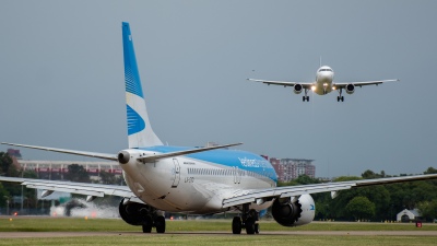 Ocho vuelos de Aerolíneas Argentinas fueron cancelados