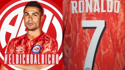 Cristiano Ronaldo a Argentinos Juniors es tendencia