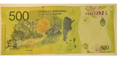 Pagan hasta $230.000 por un billete de $500 con un error