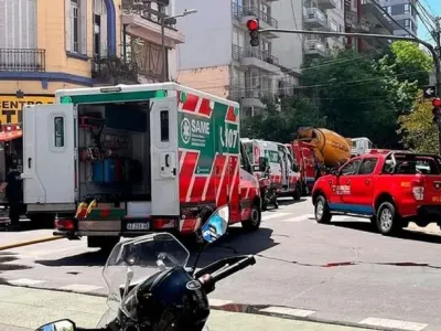 Incendio en Recoleta