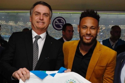 Neymar dijo que Bolsonaro será reelecto y que Brasil se trae la copa de Qatar