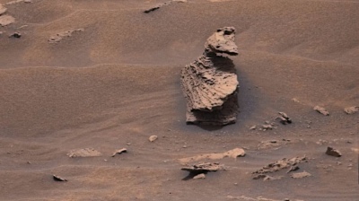 El Curiosity de la NASA encontró "un pato" en Marte