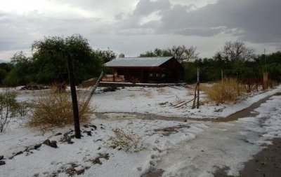 Una tormenta de granizo sorprendió a los tucumanos