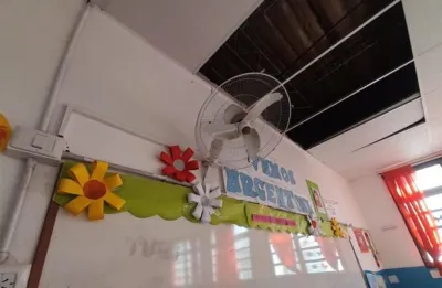 Por la ola de calor, una escuela volvió a las clases virtuales