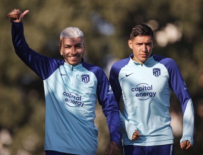 De Paul, Molina y Correa volvieron al Atlético de Madrid