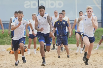 Boca volvió a los entrenamientos