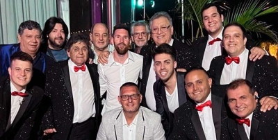 Messi y Los Palmeras, el reencuentro