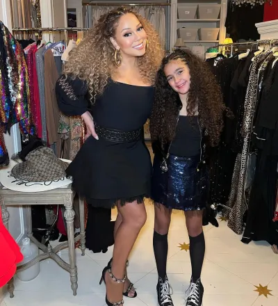 Mariah Carey cantó con su hija