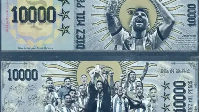 Proponen la creación de un billete con la cara de Messi