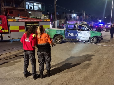 Un patrullero se cayó al Riachuelo