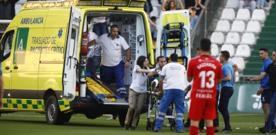 Jugador del Córdoba CF sufre paro cardiaco y es reanimado en cancha