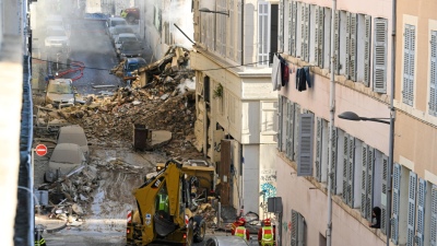 Marsella: se derrumbó un edificio y hay al menos 5 heridos