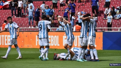 Argentina Sub 17: los goles del 2-0 a Chile