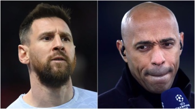 La reacción de Henry a los silbidos de los hinchas del PSG contra Messi