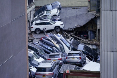 Nueva York: un muerto y cinco heridos por el derrumbe de un estacionamiento