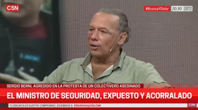 La respuesta de Berni cuando le preguntaron si lo había llamado el ministro de seguridad de CABA