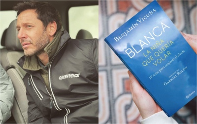 Benjamín Vicuña presentó su libro "Blanca, la niña que quería volar"