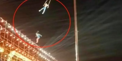 Una trapecista murió tras caer desde más de 9 metros de altura en un show
