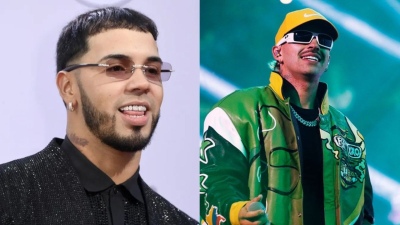 Anuel AA le tiró un palito a Feid, el cantante que sería novio de Karol G