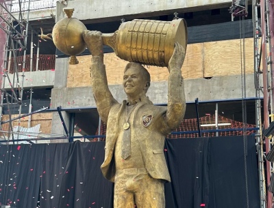 El detalle de la estatua de Marcelo Gallardo que se hizo viral