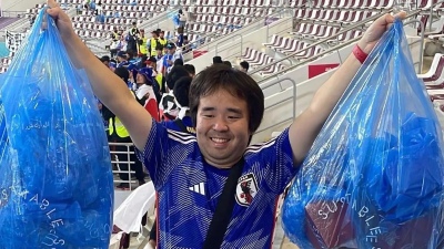 Mundial Sub 20: los japoneses se quedaron limpiando el estadio luego del partido