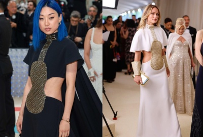 Met Gala 2023: Olivia Wilde y Margaret Zhang se pusieron el mismo diseño