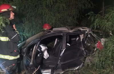 Bomberos rescataron a una mujer en la Ruta 3