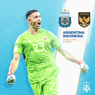 Hoy juega la Selección Argentina contra Indonesia