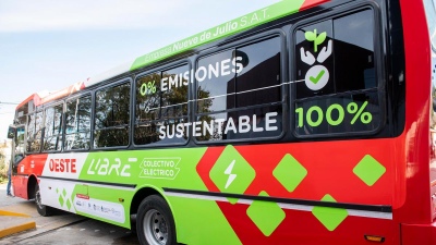 El primer transporte público propulsado a batería de litio hecho en Argentina
