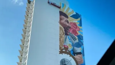 El mural más grande de Messi ya tiene fecha de estreno: ¿Dónde está?