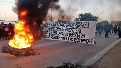 Jujuy: dos días de paro total y 22 cortes de ruta en la provincia