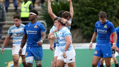 Los Pumitas lograron un gran triunfo en el Mundial juvenil de Rugby