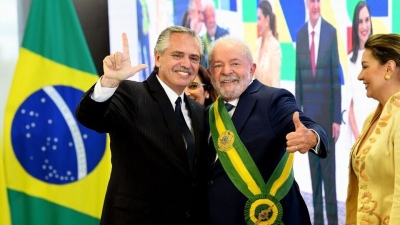 Lula le entrega a Alberto Fernández la mayor condecoración brasileña