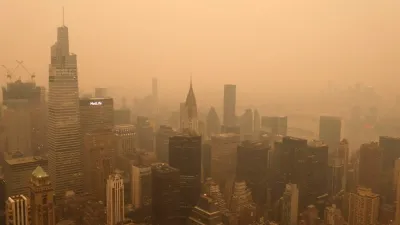 Nueva York repleta de humo por los incendios forestales de Canadá