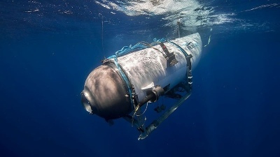 Desapareció un submarino con turistas que exploraba los restos del Titanic