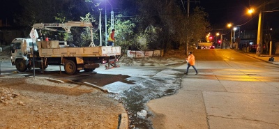 Neuquén: piden no usar agua en la vía pública para evitar que se congele