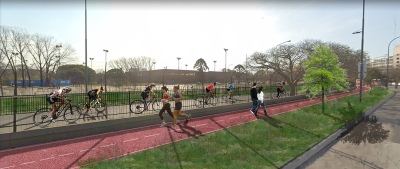 La Ciudad tendrá una nueva pista de ciclismo en el Parque Sarmiento