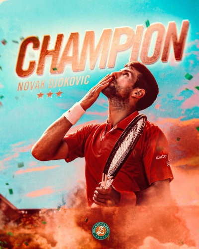 Djokovic campeón en Roland Garros y nuevo récord histórico