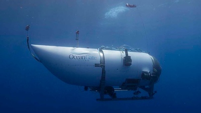 Encontraron “restos” en el área donde buscaban al submarino del Titanic