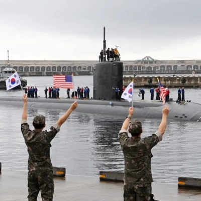 Sigue la tensión en Asia: EEUU realizó ejercicios con un submarino nuclear