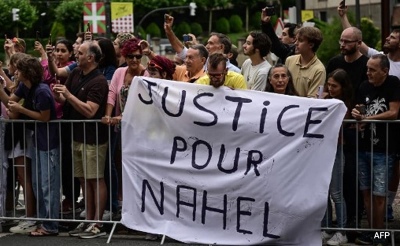 Francia: El último adiós a Nehel el chico asesinado por la policía